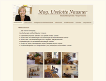 Tablet Screenshot of praxis-nausner.at